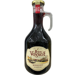 Bon Voyage 1L Merlot polosladké víno (6)
