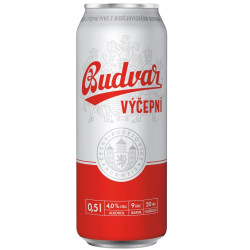 Budweiser Budvar světlý výčepní 0,5l plech 10 (24)