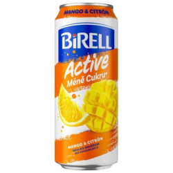 Birell 0,5l Nealkoholické pivo plech - Active Mango a citrón (24) Trvan. 07/2025