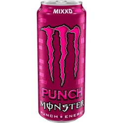 Monster energy 0,5L plech Punch mixxd (12)