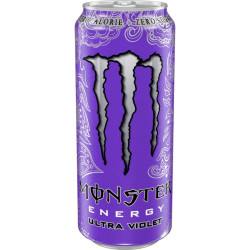 Monster energy 0,5L plech Ultra violet (12)