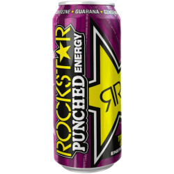 Rockstar energy 0,5L plech GUAVA fialovožlutá hvězda (12)