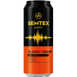 Semtex energy 0,5L plech Bloody Orange (24)
