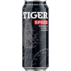 Tiger energy 0,5L plech Speed černý (12)
