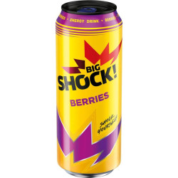 Big Shock energy 0,5L plech Berries (24)