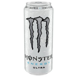 Monster energy 0,5L plech Ultra zero (bílý obal) (12)