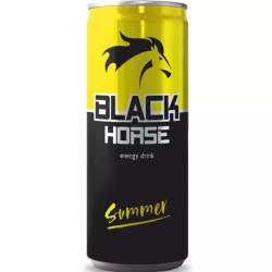 Black horse energy 0,25L plech Summer (24)