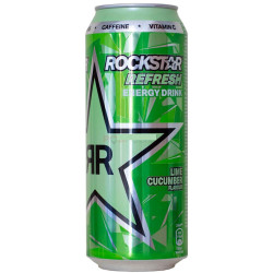 Rockstar energy 0,5L plech Lime & Cucumber (12)