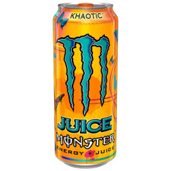 Monster energy 0,5L plech Khaotic tropical orange (12)