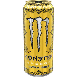 Monster energy 0,5L plech Ultra Gold / Gold Pineapple (12)