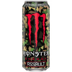 Monster energy 0,5L plech Assault (12)