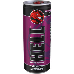 Hell energy 0,25L plech Black Cherry (24)
