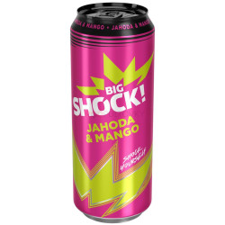 Big Shock energy 0,5L plech Jahoda a Mango