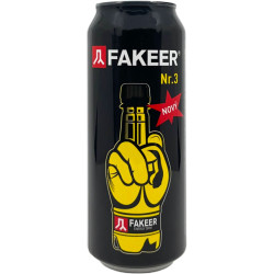 Fakeer energy 0,5L plech Nr.3 - Yellow (24)