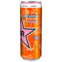 Rockstar energy 0,5L plech Mango guava (oranžová) Trvan. 05/2025