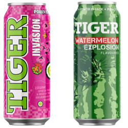 Tiger energy 0,5L plech Invasion / Watermelon