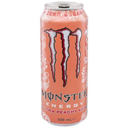 Monster energy 0,5L plech Ultra Peachy Keen (12)
