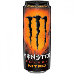 Monster energy 0,5L plech Nitro Cosmix Peach (12)