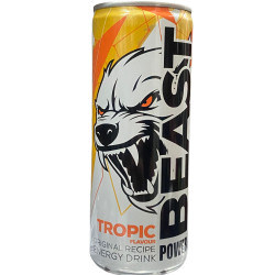 Beast Power energy 0,25L plech Tropic (24)