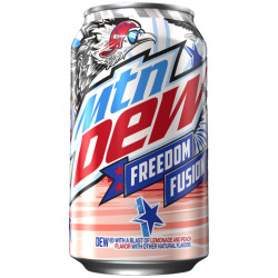 MTN DEW energy 0,355L plech USA Freedom Fusion (12)