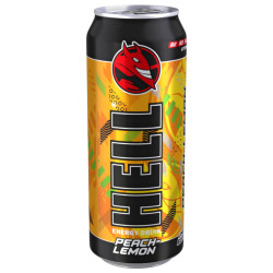 Hell energy 0,5L plech Peach Lemon (12)