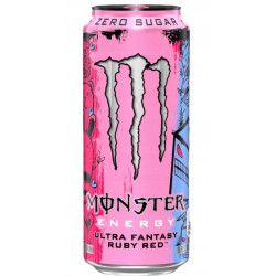 Monster energy 0,5L plech Ultra Fantasy Ruby Red (12)