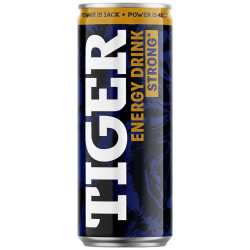 Tiger energy 0,25L plech Strong / Double Caffeine CZ (12)