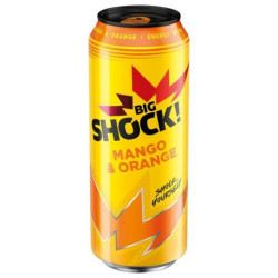 Big Shock energy 0,5L plech Mango Orange (24)