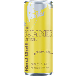 Red Bull energy 0,25L plech CZ The Summer Edition Sudachi Lime (24)
