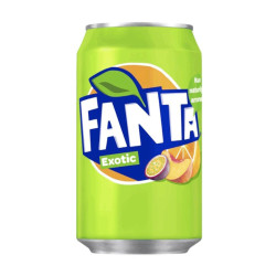Fanta 330ml Exotic plech (24)