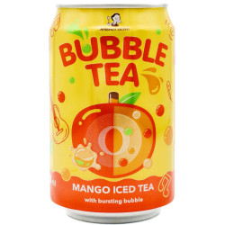 Bubble Tea (Madam Hong) 320ml plech - Mango Iced Tea (24)