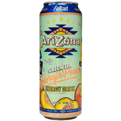 Arizona 650ml Sparkling Green Tea Georgia Peach (12)