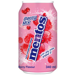 Mentos 340ml nápoj plech - Berry Mix (24)