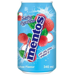 Mentos 340ml nápoj plech - Salty Lychee (24)