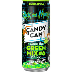 Candy Can 330ml plech Rick and Morty Green Mix Zero (12)