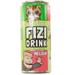 FIZI Drink limonáda 250ml plech Watermelon (24)