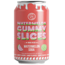 Candy Lips 355ml USA nápoj Watermelon Gummy Slices soda (12)