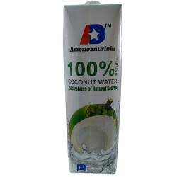 American Drinks 100% Kokosová voda 1L (12)