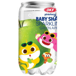 OKF Baby Shark Sparkling 0,35l Green Apple Drink (24)