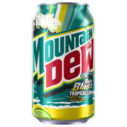 MTN DEW energy 355ml plech Baja Blast Tropical Lime (12)