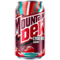 MTN DEW energy 355ml plech Code Red Cherry (12)