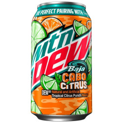 MTN DEW energy 355ml plech Baja Cabo Citrus Punch (12)