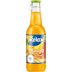 RELAX víčko 0,25l sklo Mango ovocný nápoj (24)