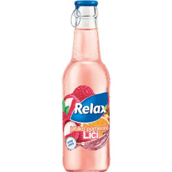 RELAX víčko 0,25l sklo Liči, jablko, pomeranč (24)