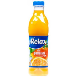RELAX džus 1l PET 100% Pomeranč (6)