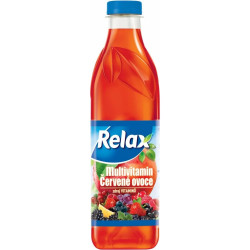 RELAX džus 1l PET Multivitamín Červené ovoce (6)