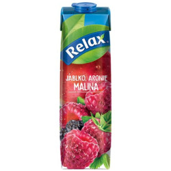 RELAX džus 1L Malina, Jablko, Aronie (12)