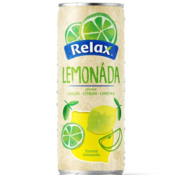 RELAX plech 0,33l Jablko Citron Limetka (12) Trvan. 06/2025