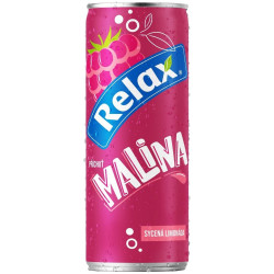 RELAX plech 0,33l Malina (12)