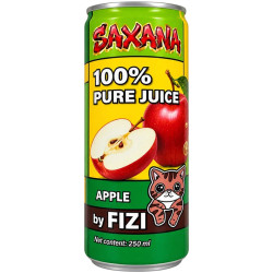 Fizi Saxana džus 100% Pure 250ml Apple (24)